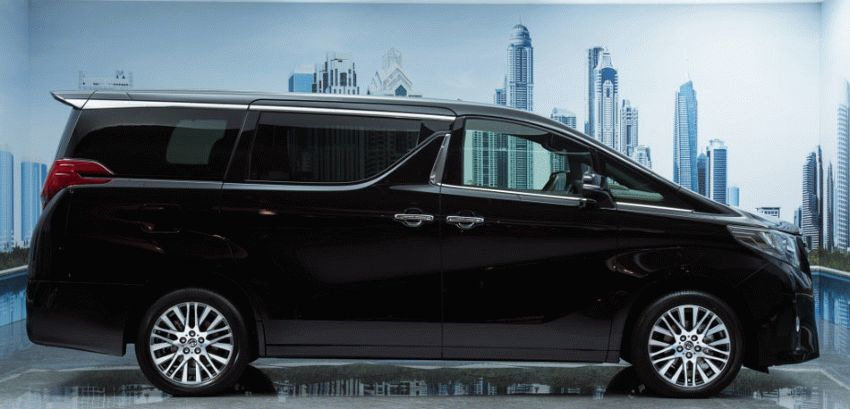 Das Toyota Alphard Minivan der Dritten Generation