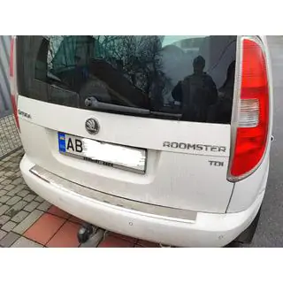 Heckstoßstangenschutz Edelstahl