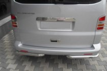 Volkswagen T6 2015-2024 Hintere Eckschutzrohre AK003 (2 Stk., Edelstahl) Foto 5