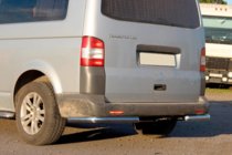 Volkswagen T6 2015-2024 Hintere Eckschutzrohre AK003 (2 Stk., Edelstahl) Foto 9