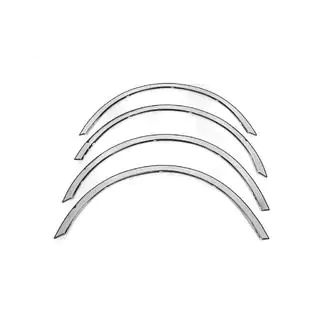 Radlaufverkleidungen (4 Stk, Edelstahl) Audi A6 C6 2004-2011 Foto 2