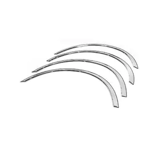 Radlaufverkleidungen (4 Stk, Edelstahl) Audi A6 C6 2004-2011 Foto 3