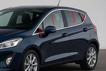 Ford Fiesta 2017- Fensterzierleisten oben Edelstahl (8 Stk) Foto 1