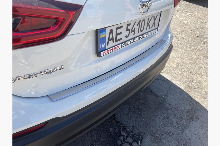 Nissan Qashqai 2014-2021 Heckstoßstangenabdeckung OmsaLine (2017-2021, Edelstahl) Image