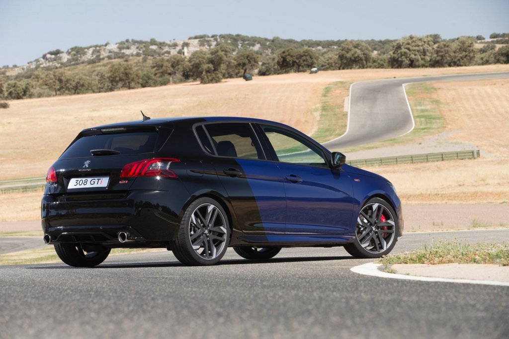 Übersicht aufgeladenen die Fließheck Peugeot 308 GTi