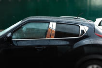 Nissan Juke 2010-2019 Edelstahl Türsäulen Zierleisten (8 Stk) Foto 1