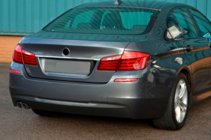 BMW 5 Series F10/F11 2010–2016 Chromleiste über dem Kennzeichen SD (Edelstahl) OmsaLine - Italienischer Edelstahl Foto 6