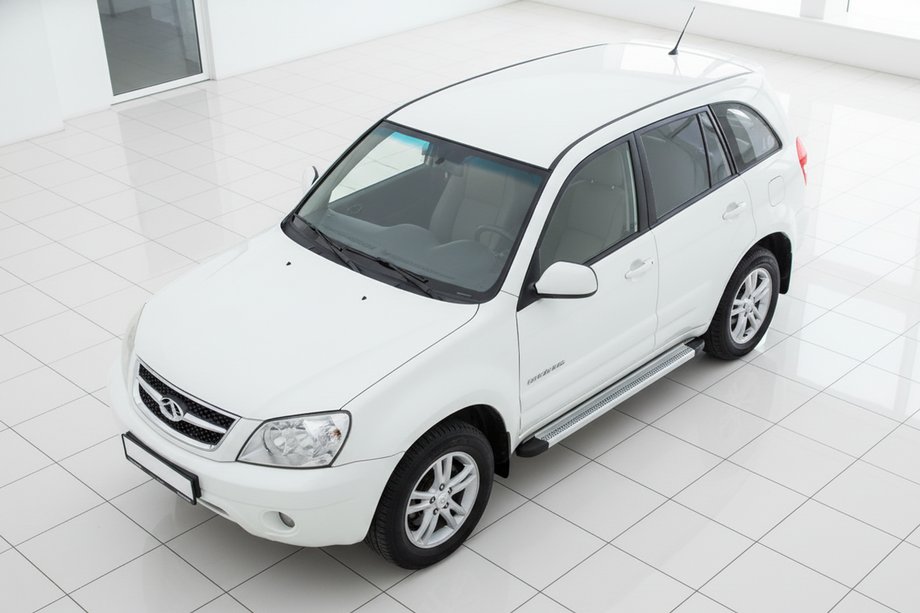 Chery Tiggo 3 2005- Seitenschweller Maya V2 (2 Stk., Aluminium) Image