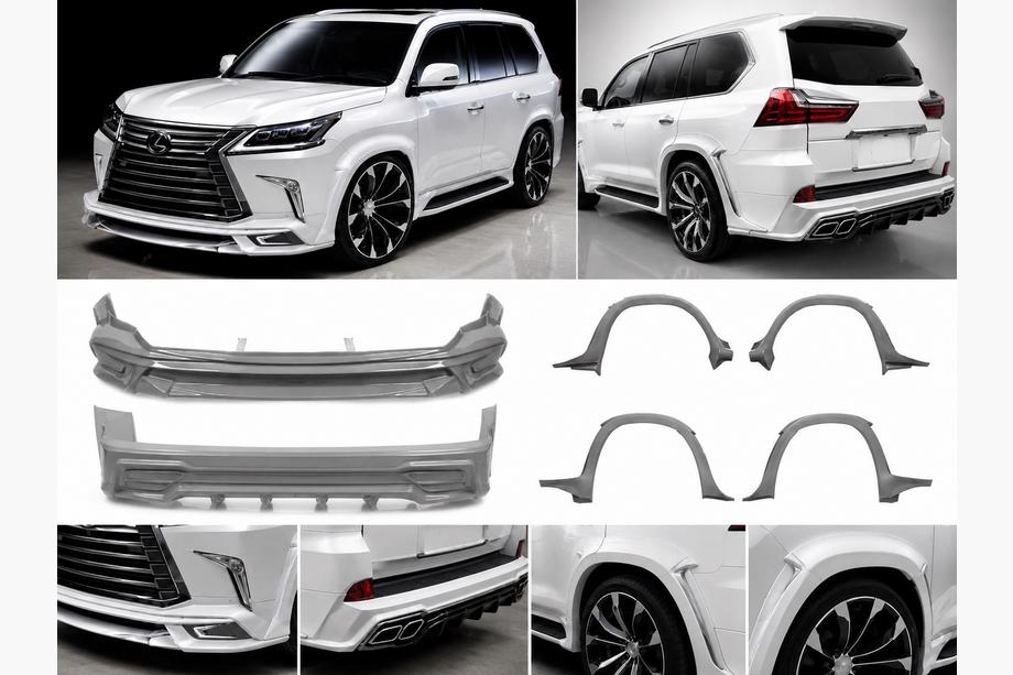 Lexus LX570/450d 2008-2022 Bodykit Set (Wald) Grundiert zum Lackieren Image