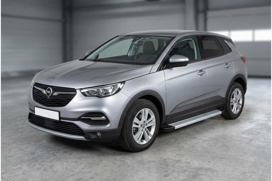 Opel Grandland X 2017- Seitenschweller Maya V2 (2 Stk., Aluminium) Image