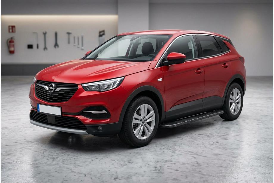 Opel Grandland X 2017- Seitenschweller Bosphore Black (2 Stk., Aluminium) Image