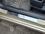 Citroen C-4 2004-2010 Einstiegsleisten Carmos Edelstahl Foto 3