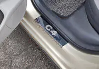 Citroen C-4 2004-2010 Einstiegsleisten Carmos Edelstahl Foto 4