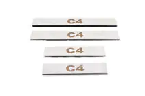 Citroen C-4 2004-2010 Einstiegsleisten Carmos Edelstahl Foto 5