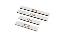Citroen C-4 2004-2010 Einstiegsleisten Carmos Edelstahl Foto 6