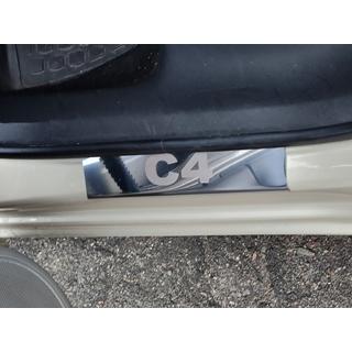 Einstiegsleisten Carmos Edelstahl Citroen C-4 2004-2010 Foto 2