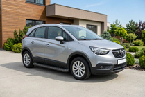Opel Crossland X 2017-2024 Trittbretter Allmond Black (2 Stk., Aluminium) Foto 1