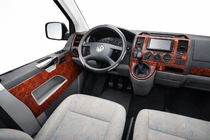 Volkswagen T5 Caravelle 2004-2010 Türverkleidungsabdeckungen Aluminium Foto 1