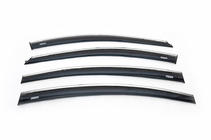 Chevrolet Cruze 2009–2015 Windabweiser mit Chromleiste SD (4 Stk, Niken) Foto 2