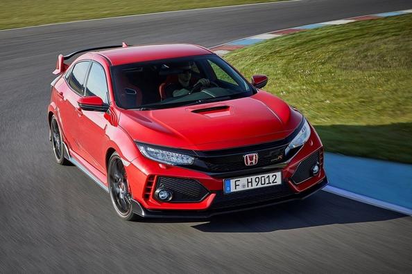 Die fünfte Generation der heißen Fließheck Honda Civic Type R