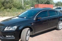 Volkswagen Passat B6 2006-2012 Windabweiser mit Chromleisten SD (4 Stk, HIC) Foto 8