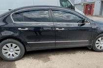 Volkswagen Passat B7 2012-2015 Windabweiser mit Chromleisten SD (4 Stk, EU, HIC) Foto 3