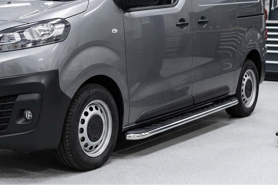 Citroen Jumpy/Dispatch 2017- Trittbretter Maydos V1 (2 Stk., Aluminium & Edelstahl) Image