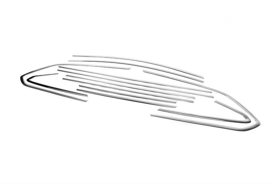 Opel Astra J 2009-2015 Komplette Fensterrahmen Zierleisten Edelstahl (Sport Tourer, 12-tlg.) Foto 2
