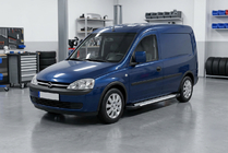 Opel Combo 2002–2012 Trittbretter Allmond Grey (2 Stk., Alu) Foto 1