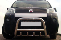 Peugeot Bipper 2008-2017 Frontbügel QT006 (Edelstahl) Foto 1