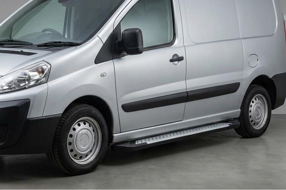 Peugeot Expert 2007-2016 Trittbretter Allmond Grey (2 Stk., Alu) Image