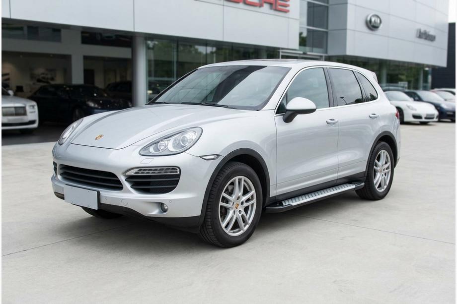 Porsche Cayenne 2010-2017 Trittbretter Allmond Grey (2 Stk., Alu) Image
