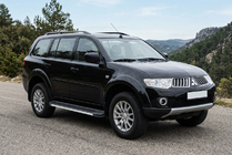 Mitsubishi Pajero Sport 2008-2015 Seitenschweller Maya V1 (2 Stk., Aluminium) Foto 1
