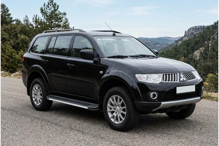 Mitsubishi Pajero Sport 2008-2015 Seitenschweller Maya V1 (2 Stk., Aluminium) Image