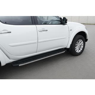 Seitenschweller Fullmond (2 Stk., Aluminium) Mitsubishi Pajero Sport 2008-2015 Foto 1