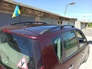 Renault Scenic/Grand 2003-2009 Dachreling Schwarz (2 Stk) Langer Radstand (Grande) Foto 6