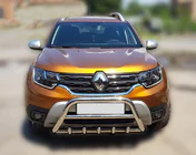 Renault Duster 2018-2024 Frontbügel ohne Schriftzug WT003 (Edelstahl) Foto 8