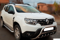 Renault Duster 2018-2024 Frontbügel mit Schriftzug WT004 (Edelstahl) Foto 3