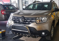 Dacia Duster 2018-2024 Frontbügel ohne Schriftzug WT003 (Edelstahl) Foto 12