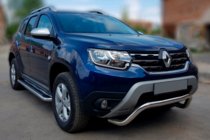 Renault Duster 2018-2024 Frontbügel WT007 (Edelstahl) Foto 1