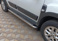 Renault Duster 2018-2024 Seitenschweller Premium (2 Stk., Edelstahl) Ø60 Foto 5