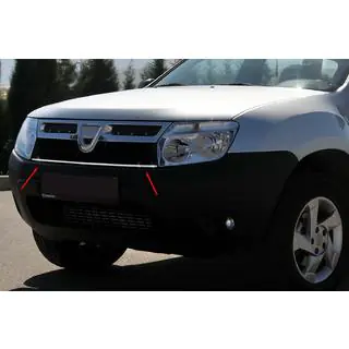 Edelstahl Kühlergrill Blenden Renault Duster 2008–2017 Foto 1