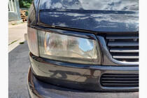 Volkswagen T4 Caravelle/Multivan 1990–2003 Scheinwerferblenden Schräg Motorhaube (2 Stk) Schwarz Glanz Foto 4