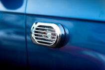 Audi A3 2003-2012 Grill für Blinker Oval (2 Stk, ABS) Foto 2