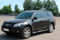 Toyota Rav 4 2006-2013 Seitliche Rohre für Standardradstand (2 Stk, Edelstahl) Foto 4