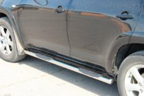 Toyota Rav 4 2006-2013 Seitliche Rohre für Standardradstand (2 Stk, Edelstahl) Foto 3