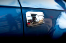 Audi A3 2003-2012 Chrom Blenden für Seitenblinker Rechteck (2 Stk, ABS) Foto 3