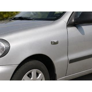 Chrom Blenden für Seitenblinker Rechteck (2 Stk, ABS) Daewoo Lanos 1998-2017 Foto 2