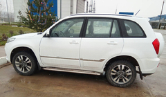 Chery Tiggo 3 2005- Seitenschweller Premium (2 Stk., Edelstahl) Ø60 Foto 3
