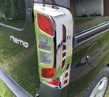 Citroen Nemo 2007-2017 Chrom Rückleuchten Abdeckung mit Biegung (2 Stk, Kunststoff) Foto 12